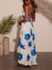 Milan Kiss Kleid in Weiß/ Blau