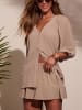 Milan Kiss Bluse in Hellbraun