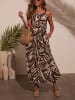 Milan Kiss Jurk zwart/beige