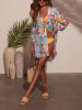 Milan Kiss Longblouse meerkleurig