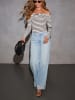 Milan Kiss Longsleeve wit/zwart