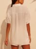 Milan Kiss Bluse in Creme