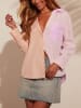 Milan Kiss Blouse oranje/lichtroze
