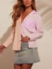 Milan Kiss Blouse oranje/lichtroze