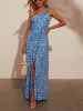 Milan Kiss Kleid in Blau/ Weiß