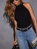 Milan Kiss Top in Schwarz