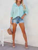 Milan Kiss Bluse in Türkis