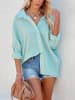 Milan Kiss Bluse in Türkis