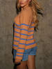 Milan Kiss Trui oranje/blauw
