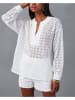 Milan Kiss Bluse in Weiß