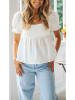 Milan Kiss Bluse in Weiß