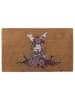 Clayre & Eef Kokosdeurmat lichtbruin - (L)75 x (B)45 cm