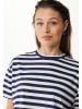 Mexx Shirt in Dunkelblau/ Weiß