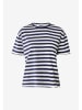 Mexx Shirt in Dunkelblau/ Weiß
