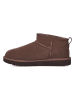 UGG Enkelboots met lamsvacht donkerbruin