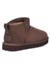 UGG Enkelboots met lamsvacht donkerbruin