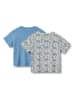 Wheat 2er-Set: Shirts in Hellblau/ Weiß