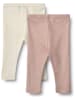 Wheat 2er-Set: Leggings "Jules" in Creme/ Rosa