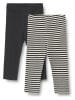 Wheat 2er-Set: Leggings "Jules" in Schwarz/ Creme
