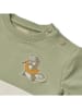 Wheat Sweatshirt "Carly" in Grün/ Creme