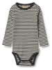Wheat 2-delige set: rompers "Spencer" antraciet/crème