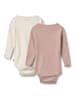 Wheat 2er-Set: Bodys "Regitze" in Creme/ Rosa