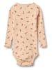 Wheat 2er-Set: Bodys "Regitze" in Creme/ Orange