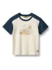Wheat Shirt "Vincent" in Creme/ Dunkelblau