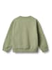 Wheat Sweatshirt "Steff" in Grün/ Creme
