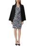 comma Kleid in Schwarz/ Weiß