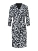comma Kleid in Schwarz/ Weiß