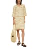 S.OLIVER RED LABEL Kleid in Beige/ Weiß