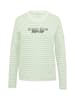 S.OLIVER RED LABEL Longsleeve groen/wit