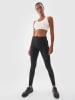 4F Legginsy sportowe w kolorze czarnym