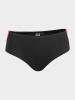 4F Bikini-Hose in Schwarz/ Pink