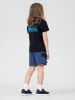 4F Shorts in Dunkelblau/ Blau