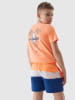 4F Zwemshort oranje/wit/donkerblauw