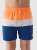 4F Zwemshort oranje/wit/donkerblauw