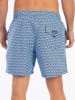 Hackett London Badeshorts in Hellblau/ Dunkelblau
