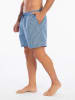 Hackett London Badeshorts in Hellblau/ Dunkelblau