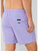 Hackett London Badeshorts in Hellblau/ Rosa