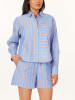 Scotch & Soda Hemd in Blau/ Orange