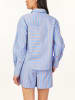 Scotch & Soda Hemd in Blau/ Orange