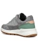 Geox Leder-Sneakers "Pg1X B Abx" in Grau/ Grün