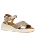 Geox Sleehaksandalen "Meliconia" goudkleurig