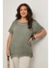 Curvy Lady Bluse in Khaki