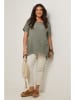 Curvy Lady Bluse in Khaki