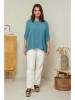 Curvy Lady Bluse in Türkis