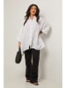 Curvy Lady Linnen blouse wit