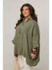 Curvy Lady Leinen-Hemd in Khaki